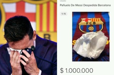 Tisu Lap Hingus Messi Pun Boleh Dijual Sampai RM4.2 Juta