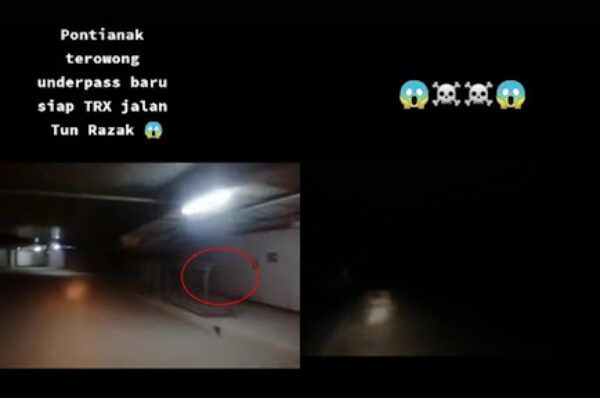 Netizen Seram Dengar Rakaman Momen Pontianak Mengilai Dekat Terowong Masa Tengah Malam