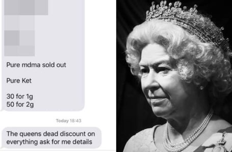 Pengedar Dadah UK Bagi Diskaun Sempena Ratu Elizabeth II Mangkat?